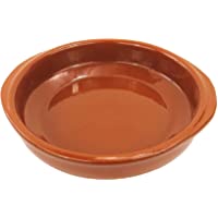 Cazuela de barro de 16 cm de diámetro. Apta para el Horno- Gas- vitrocerámica y para lavavajillas. Hecho en España a…